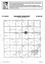 Walburg Township, Chaffee, Maple River, Directory Map, Cass County 2007